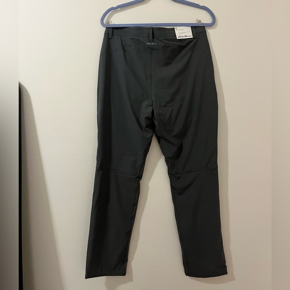 Eddie Bauer Grey Flexion Fleece Lined Pants, size 8 - Picture 2 of 9
